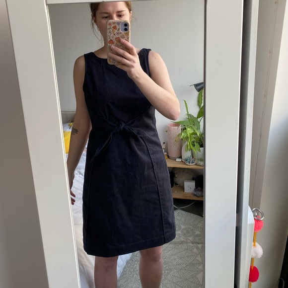 2/$20 Holding Horses (Anthropologie) Clara Tie-Front Sheath Dress - Picture 10 of 12